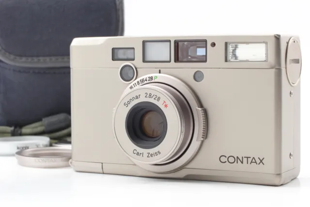 [MINT] Contax Tix Carl Zeiss 28mm f/2.8 Point＆Shoot APS Film Camera From JAPAN