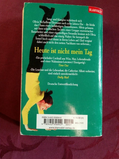 Heute Ist Nicht Mein Tag HEUTE IST NICHT mein Tag von Catherine Alliott EUR 1,00 - PicClick DE