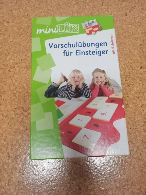 Westermann Lernspiel miniLük Set Kasten + Übungsheft/ Vorschule/ TOP