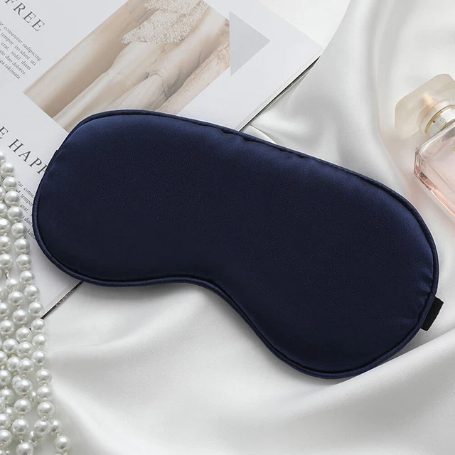 Maschera sonno naturale ENOUK copertura occhi portatile morbida benda per occhi viaggio