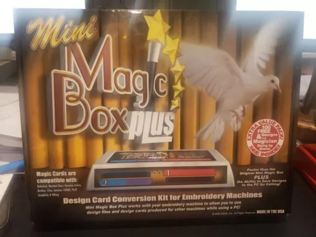 Kit Mini Magic Boxplus para bordar.  No hay tarjetas pero se ve nuevo con caja abierta.