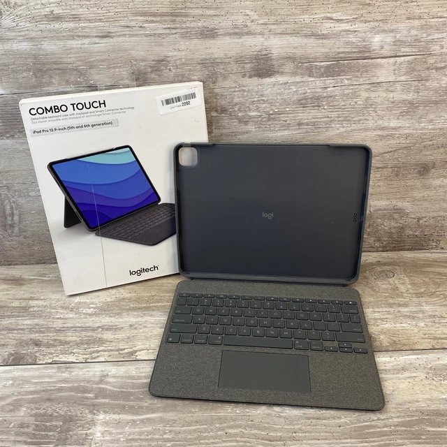 Logitech Combo Touch Keyboard Case for 12.9" Apple iPad Pro 5th /6th Gen. - Gray Logitech Combo Touch Keyboard Case for 12.9" Apple iPad Pro 5th /6th Gen. - Gray
