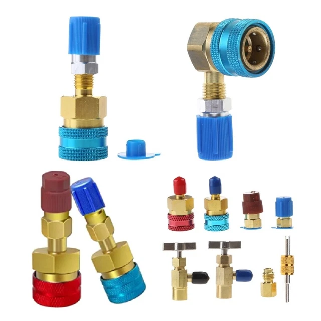 Coupling Adapters Low Side Quick Coupler R1234YF Hose Adapter Fitting Connector