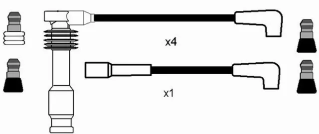 NGK Zündleitungssatz 0823 für ASTRA OPEL CC T92 F08 M08 F68 M68 F19 M19 F70 2