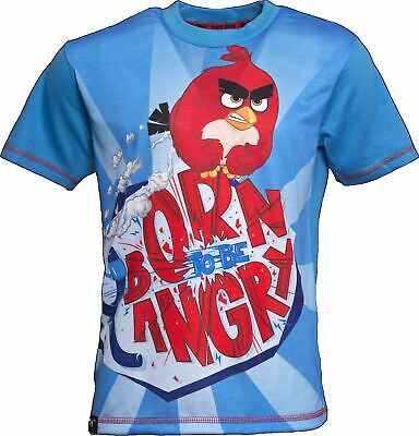 Angry Birds Born To Be Angry Bambini Film T-Shirt Gioco Ragazzi Ragazze Camicia