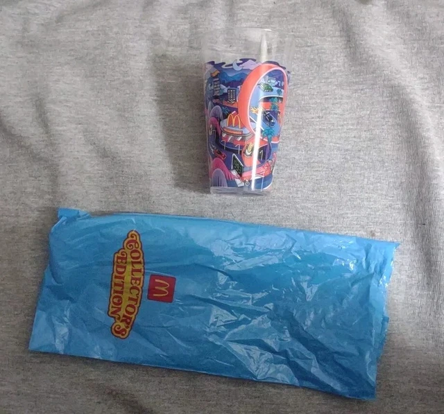 MCDONALD’S ADULT HAPPY Meal Collector Cup 2024 Barbie /Hot Wheels Glass