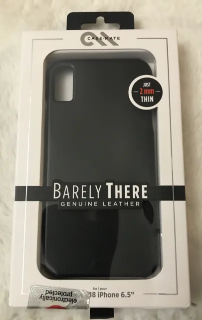 Casemate Barely There IPhone  6.5" - Black - Leather Case