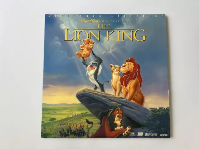 Walt Disney Masterpiece: The Lion King - Laserdisc Movie NTSC - VG Condition