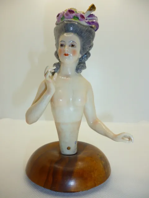 Grand Modele  De 13 Cm  Half-Doll.demi-Figurine Porcelaine   Dressel & Kister