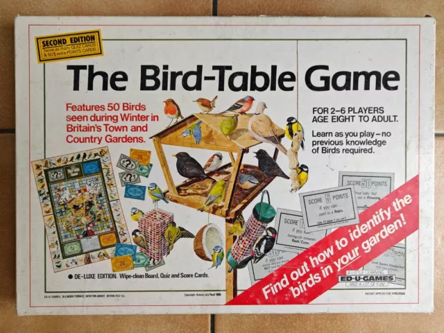 Jeu de société : The Bird-Table Game (Second Edition)