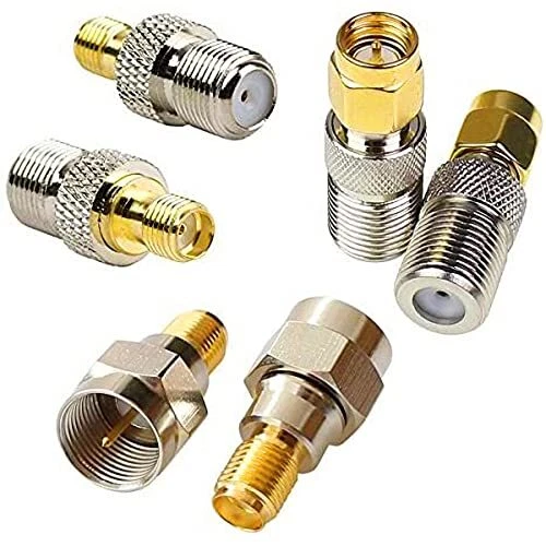 Greluma 2 ensembles 6 Pcs de type F à SMA mâle femelle connecteur adaptateur ...