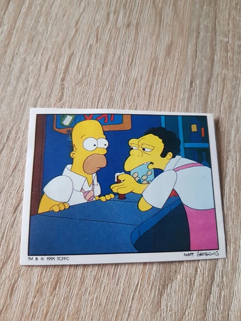 Simpsons Panini Sicker 10