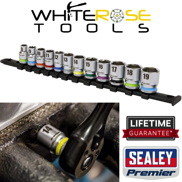 Sealey Socket Set 12pc 3/8