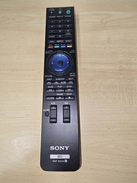 OEM Sony RMT-B104A Replacement Remote Control For BDP-S360, BDP-S560 & More Blu-ray Players