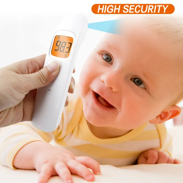 Home Non-Touch Infrared Digital Forehead Thermometer IR Fever Measuring Tool