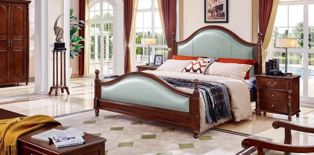 Design Lits Classique Lit Luxe Meuble 2x Nachttische 3tlg. Chambre à Coucher Set