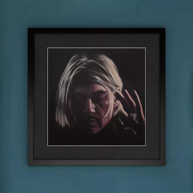 Kurt Cobain | Nirvana | Framed Signed Print | Wall Art | Oil Painting