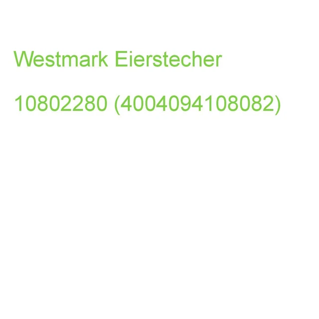 Westmark Eierstecher Weiß/rot 10802280 (4004094108082)