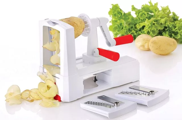 Affettatrice a spirale taglierina elicottero spiralizzatore trituratore per pelaverdura frutta twister