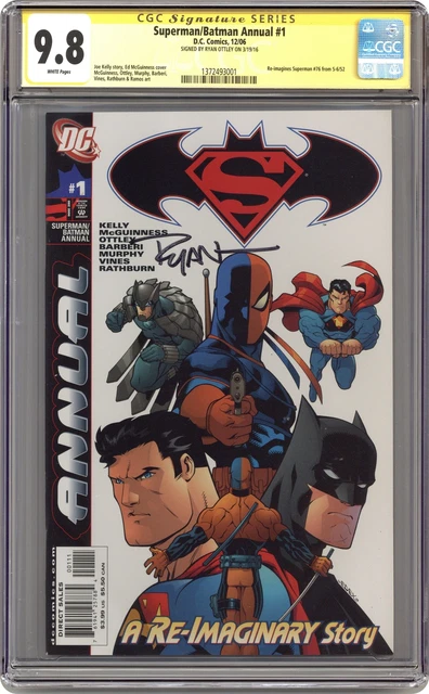 Superman Batman Annual #1 CGC 9.8 SS Ottley 2006 1372493001