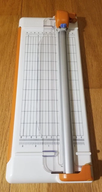 Fiskars Scrapbook Paper Trimmer Rotary Cutter Swing Out Arm Scale Blade