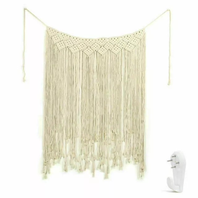 Macrame Wall Hanging Bohemian Tapestry Cotton Woven for Wedding Party Decoration 3