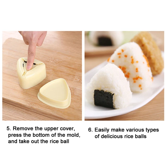Triangle Maker Rice Ball Home Tool Onigiri Mold Food Press Sushi DIY PP