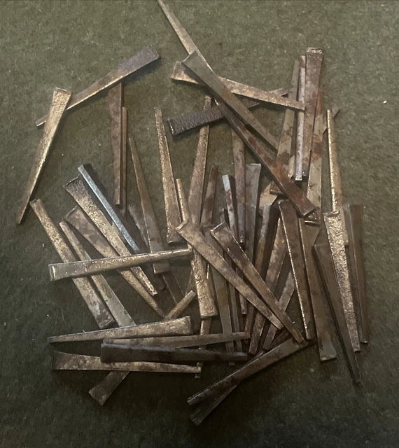 Vintage Square Cut Nails 2-1/4”  USA.    75 pc.     Unused