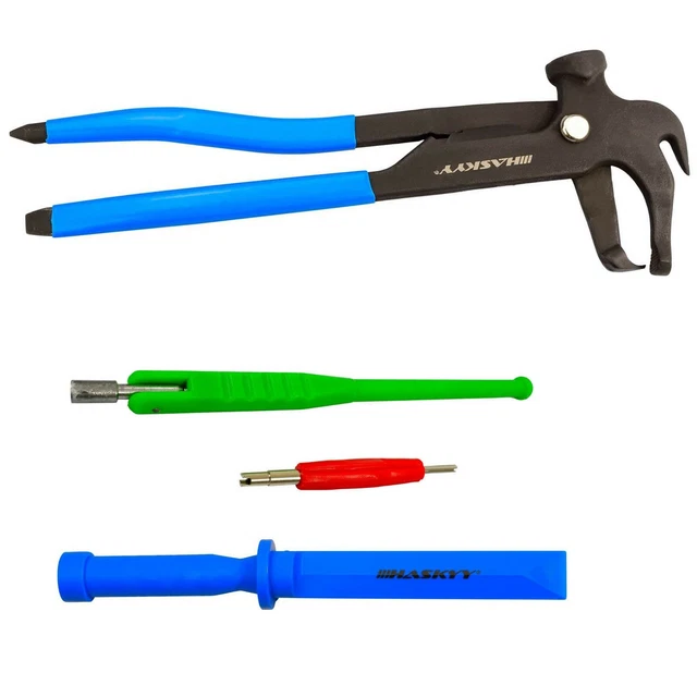 Auswuchtzange Tournevis de Vanne Extracteur de Soupape Poids Grattoir Levier Set