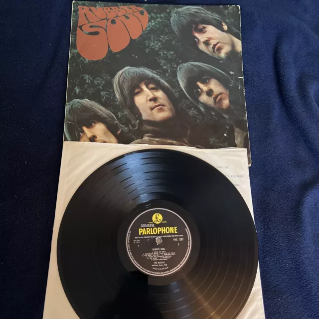 The Beatles - Rubber Soul 1st UK Mono Press *Loud Cut* Emitex Inner.