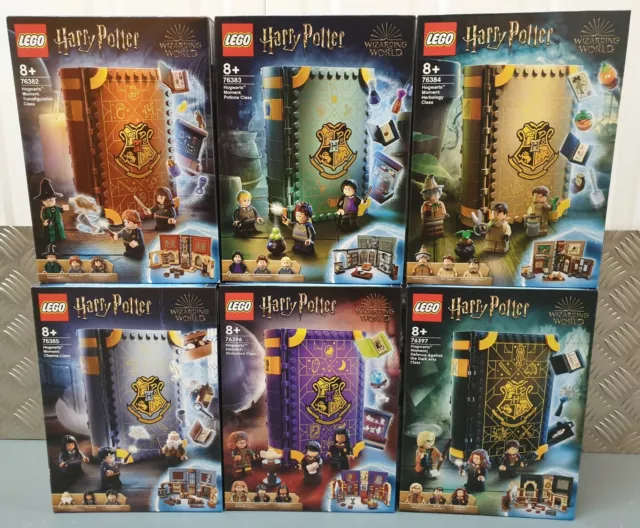 LOT OF 4* NEW Lego Harry Potter Hogwarts Moment Books 76382 76383 76396  76397