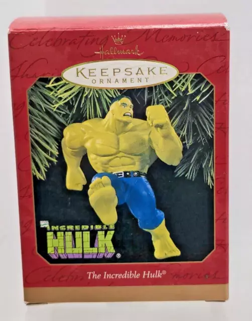 1997 The Incredible Hulk Hallmark Keepsake Christmas Ornament                T39