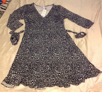 NWT-STITCH FIX-LEOTA-LIBBY FAUX Wrap 