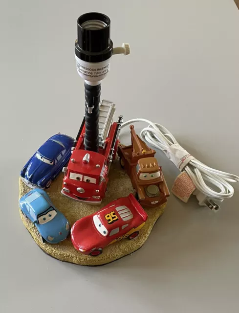 Disney Pixar Cars Table Lamp 3D Radiator Springs Base By Hampton Bay 2007 **READ