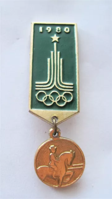 Moscow 1980 Olympic Games Equestrian - Dressage Pin