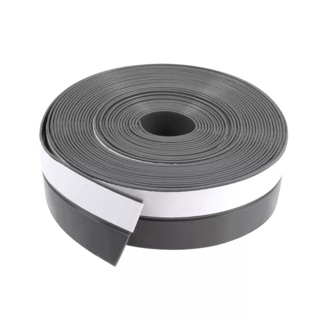 25mm Width 5M Long Self Adhesive Weather Stripping Frameless Door Seal (Gray)