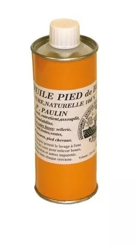 VERITABLE HUILE PIED DE BOEUF PAULIN 250 ml NOURRIT LE CUIR DESSECHE EQUITATION