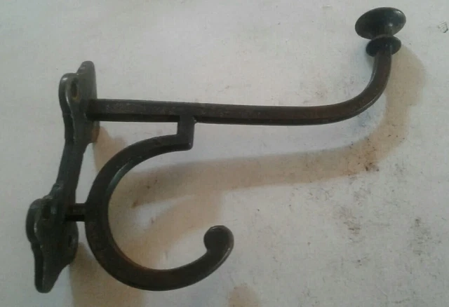 Antique Farm House Cast Iron Hat or Coat Hook Bathroom Hook House Hardware