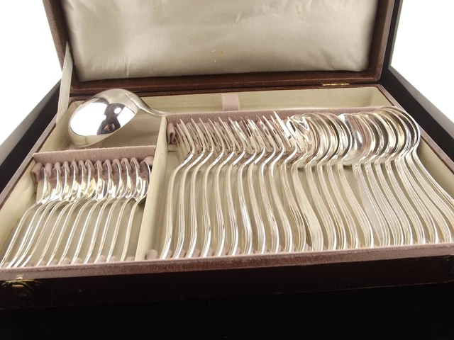MÉNAGÈRE 37 PIÈCES Alfenide Christofle Modèle Genre Saïgon EUR 100,00