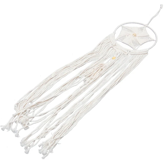 Arazzo tessuto filo di cotone con nappa cameretta bambini decorazione spazio grande