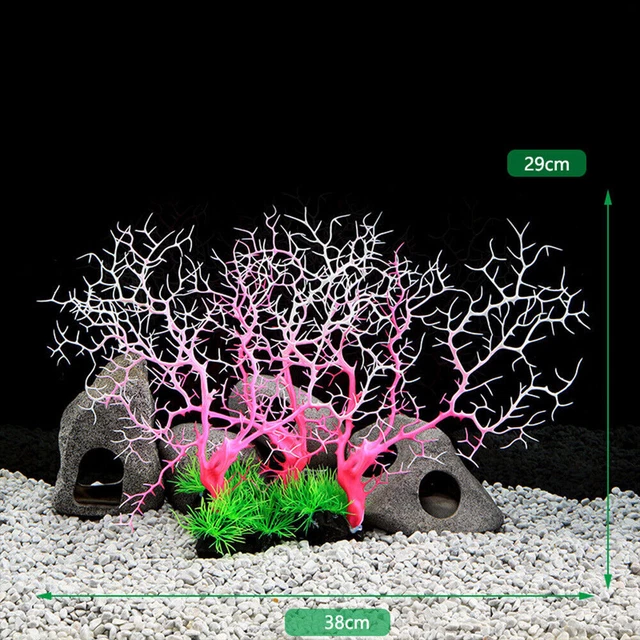 Artificial Tree Coral Reef Plant Aquarium Ornaments Fish Tank Lanscape Decor DIY
