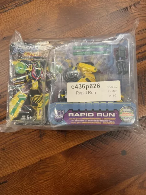 Rapid Run Transformers Energon Figure NEW Sealed Rare HTF. MOSC