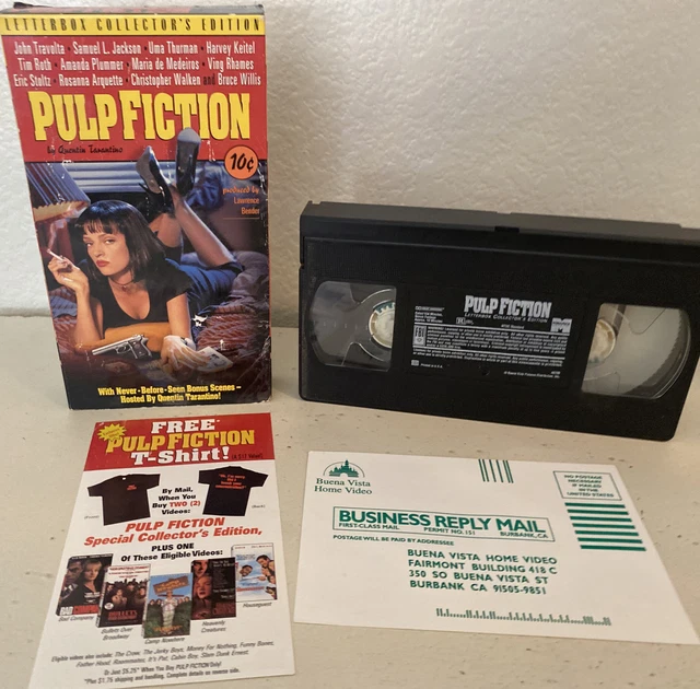 PULP FICTION (VHS, 1996, Letterbox Collectors Special Edition) 8.88