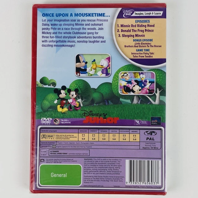 Mickey mouse clubhouse mickey s storybook surprises dvd new sealed
