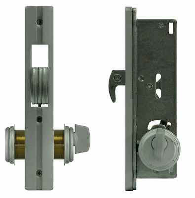 Security Sliding Door Mortise HookBolt Lock Set with Brass Cylinders~Fit~Adams