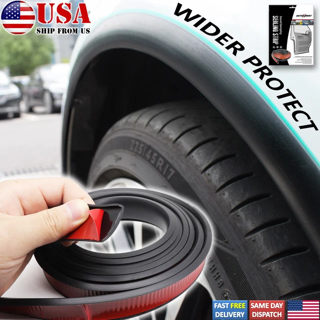 10' CAR FENDER Flares Wheel Protector Extension Rubber Moulding Trim