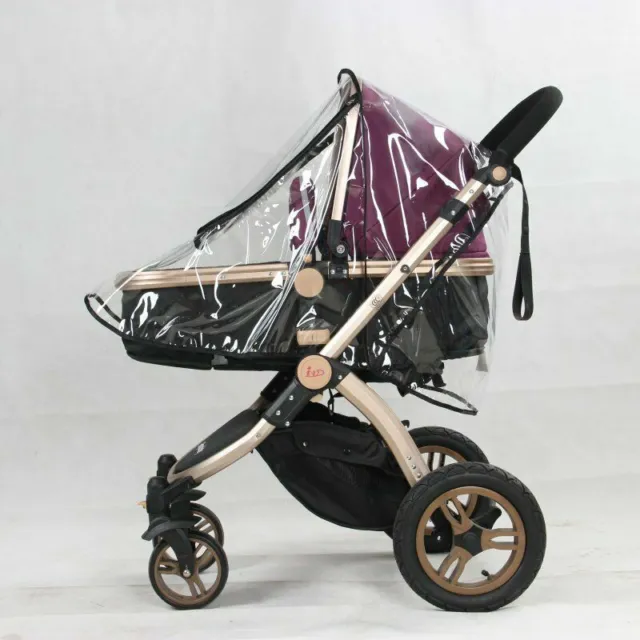 Universal Baby Pushchair Stroller Raincover Rain Cover Pram Buggy Clear Window