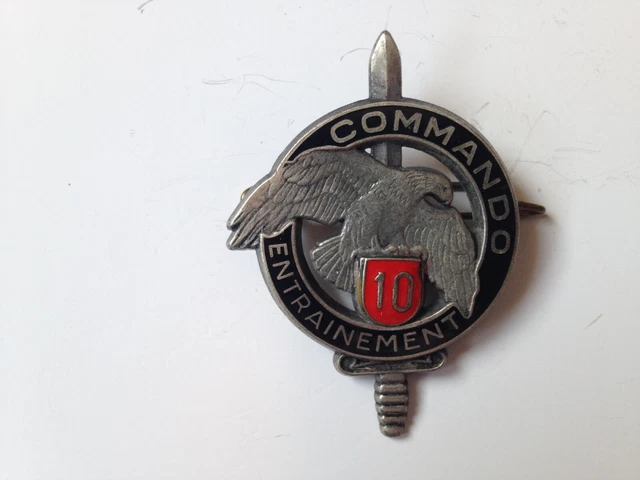 INSIGNE MILITAIRE FRANCE Brevet Cec Commando 10 Drago Paris EUR 20,00 ...