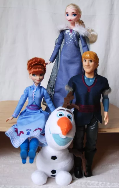 Disney Frozen Olaf's Frozen Adventure Doll Anna Elsa Kristof 2018