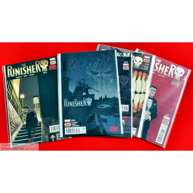 The Punisher # 13 14 15 16 17 5 Marvel Comic Issues Vol 11 2017 (Lot 2110 US